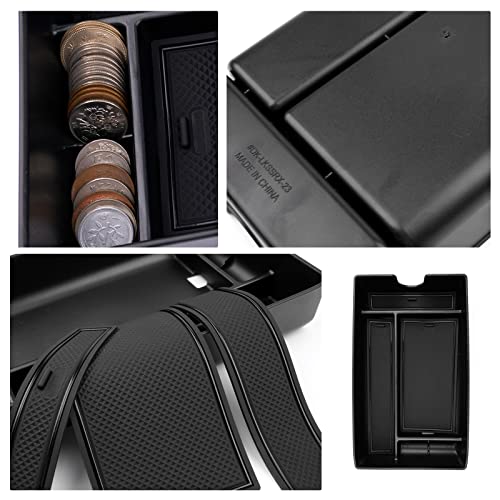 Ruiya Improved Console Tray for the New 5th Generation Lexus RX (RX500h, RX450h+, RX350h) - Center Console, Accessory, Small Item Storage, ABS Materia