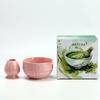 2Pcs/Set Ceramic Handmade Matcha Bowl with Spout Ceremony Tool Japanese Traditional Chawan Tea Set Accessories Matcha Gift Box