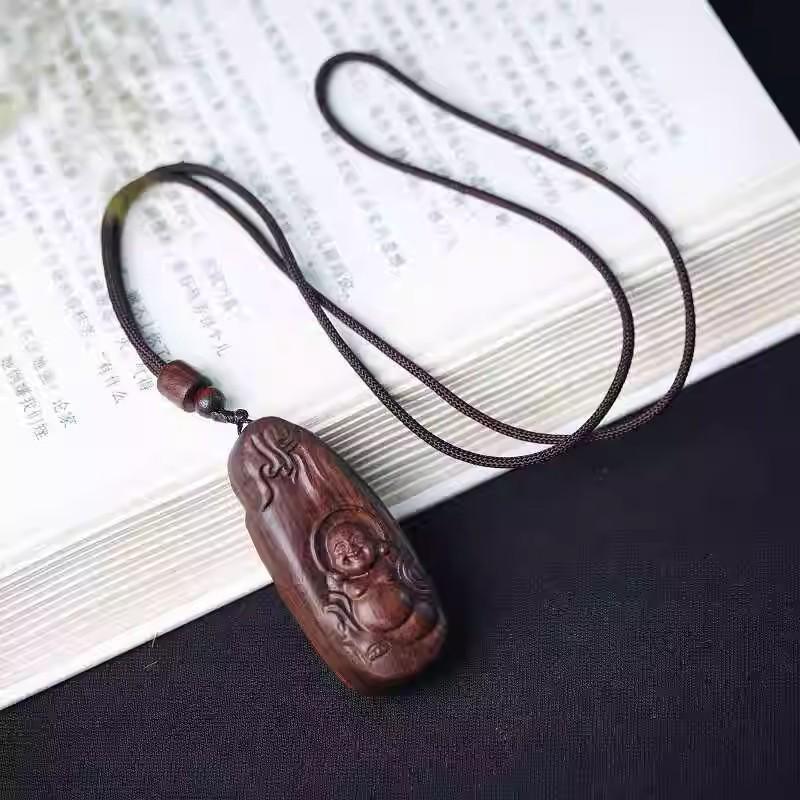 Chengui Zhao Gongming Martial God of Wealth Pendant Necklace – Five Ways God of Wealth Design for Men and Women