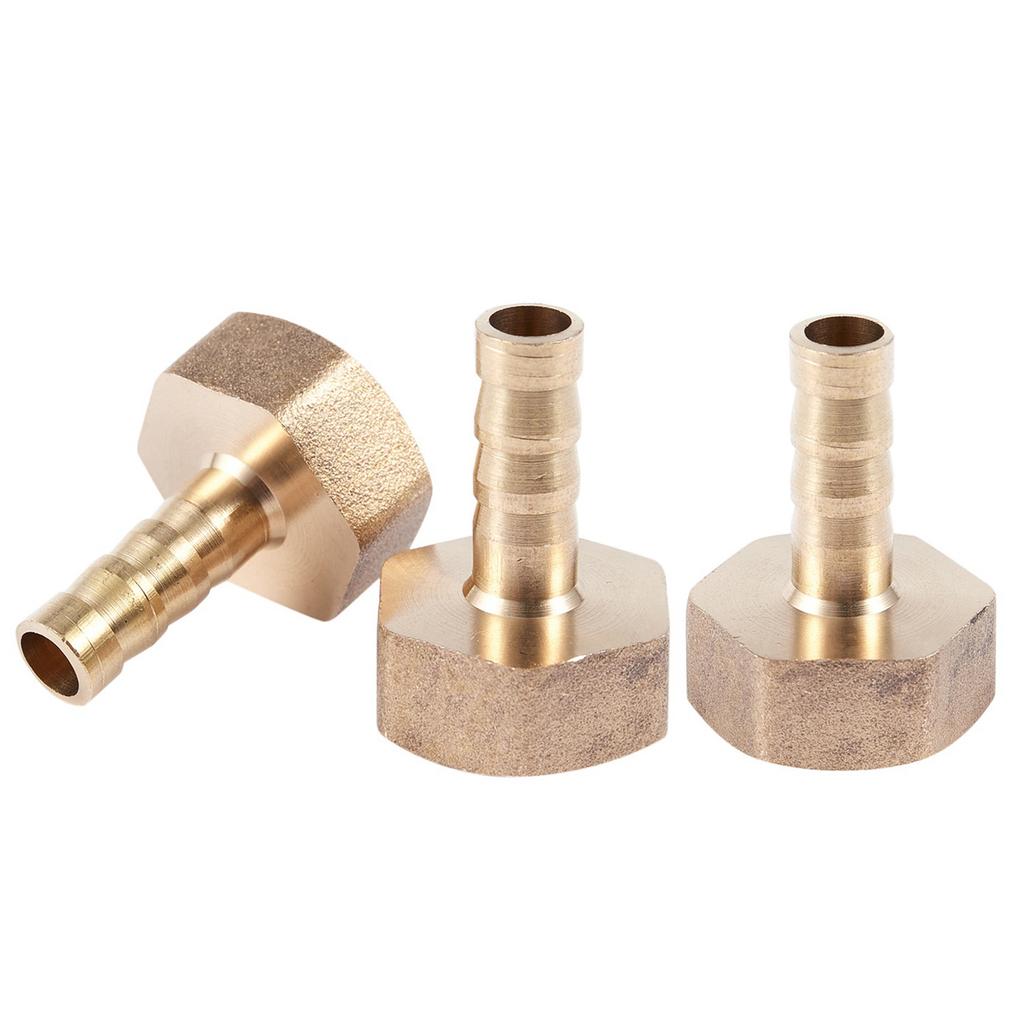 A60Z6 Pcs 1/2 BSP Female Thread 8Mm Air Pneumatic Gas Hose Barbed Fitting Goldmay