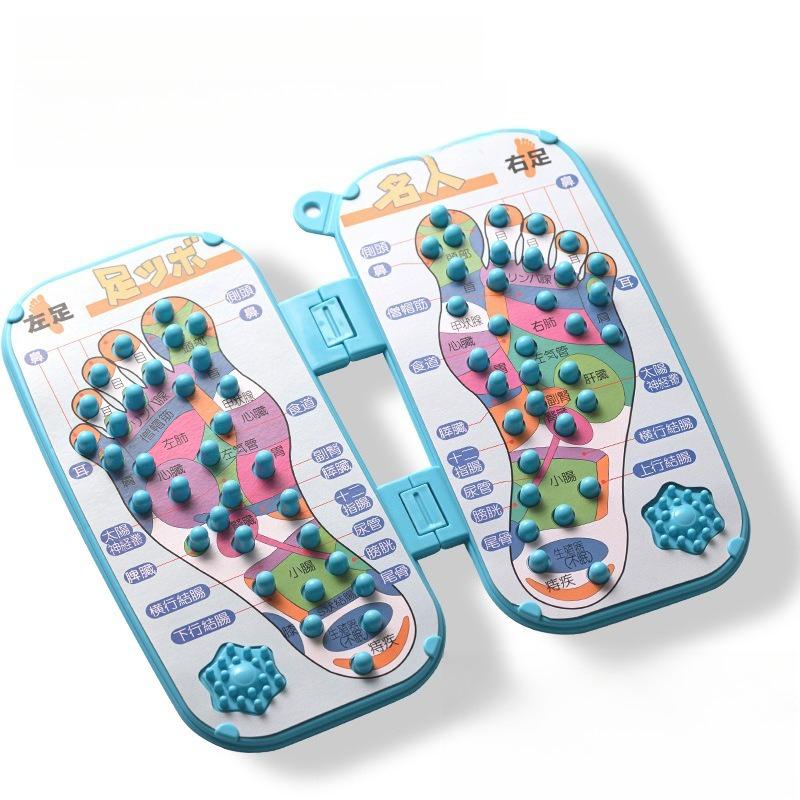 

Foot Massage Mat Reflexology Walk Stone Pad Acupressure For Pain Relief Relaxation Blood Circulation Stimulator Foot Care Tool синий
