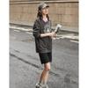 Demana Zero-Pressure Cloud Cotton Spring Retro Print Loose Sweatshirt
