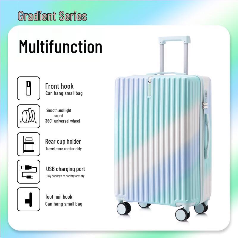 Zhili 20-inch Gradient Hardshell Suitcase