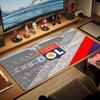 Olympique Lyonnais Football Team Mouse Pad, Large Gaming Desk Mat, Non-slip XXL Mousepad for Laptop & Tablet, Mini PC Playmat with Stitched Edges