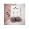Dangle Earrings Lady Accessories Fashion Popular Unique Earring Korean Style Ball Daily Decorations Stud Wear Ear for Jewelry