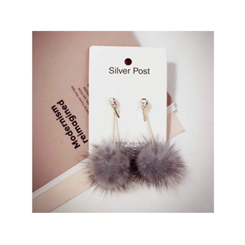 Dangle Earrings Lady Accessories Fashion Popular Unique Earring Korean Style Ball Daily Decorations Stud Wear Ear for Jewelry