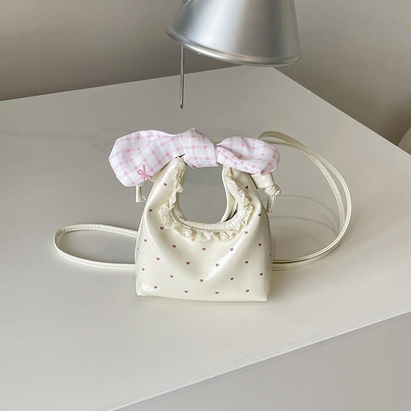 Korean Style Cute Mini Trendy Dumpling Shaped Hand Shoulder Crossbody Bag For Women