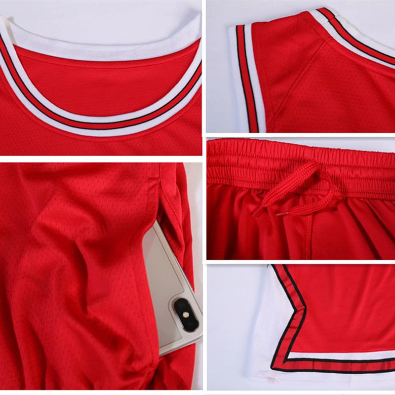 Kids Adult Basketball Jersey Set Child Men Basketball Training Wear Basketball Vest & Shorts Sports Suit Team