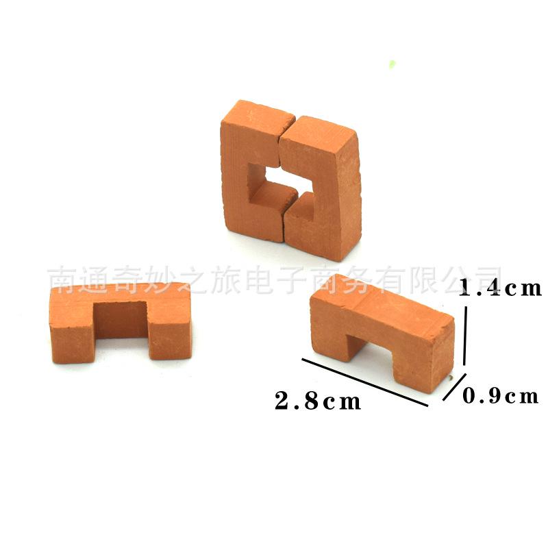 1:Kit de bricolaj cu 16 case de cărămidă în miniatură pentru copii