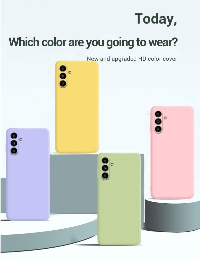 Flüssiges, weiches Silikon-TPU-Case für Samsung Galaxy S20 S21 S22 S23 S24 S25 Plus Note 20 Ultra S21 FE 5G Rückseitenschutz