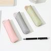 PU Leather Pen Holder Sleeve Handmade Protective Cover Pen Case Portable Pen Protective Sleeve for Ballpoint Pen Pencil