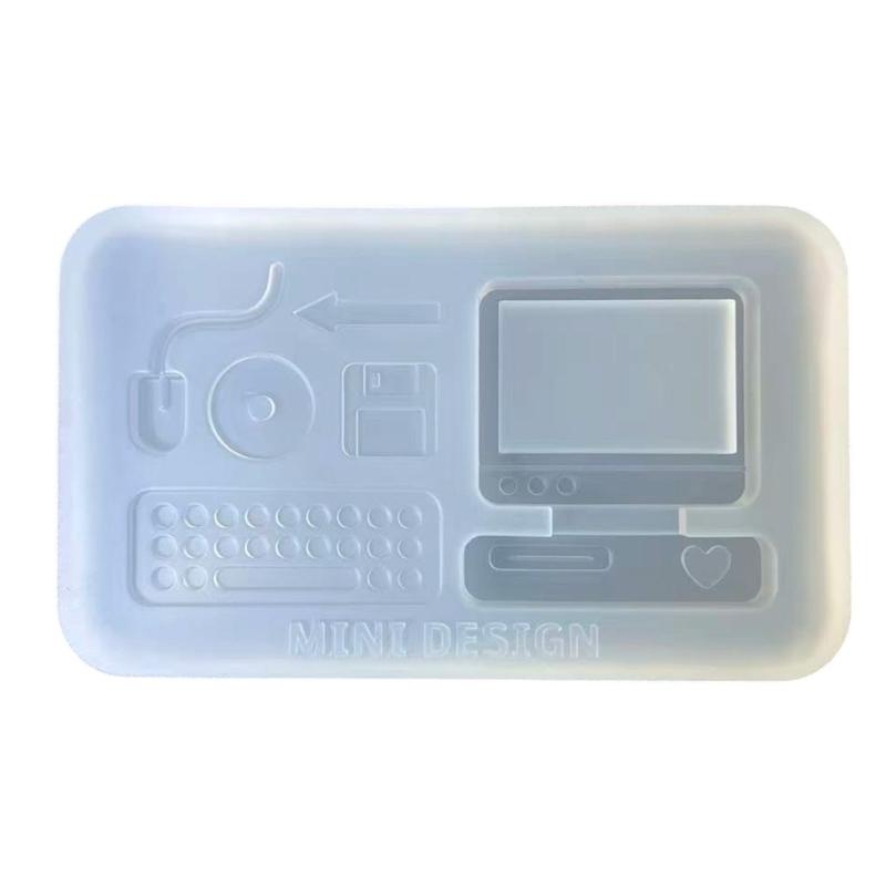 Food Grade Silicone Computer Accessory Mould For Epoxy Resin Soap And Candle Making