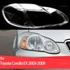 For Toyota Corolla EX 9th E120 E130 2003-2009 Headlight Cover Car Headlamp Lens Glass Replacement Front Lamp Shade Auto Shell