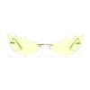 Glasses Serrated Cat'S Eye Sunglasses Men'S Borderless Color Ball Funny Sunglasses Women