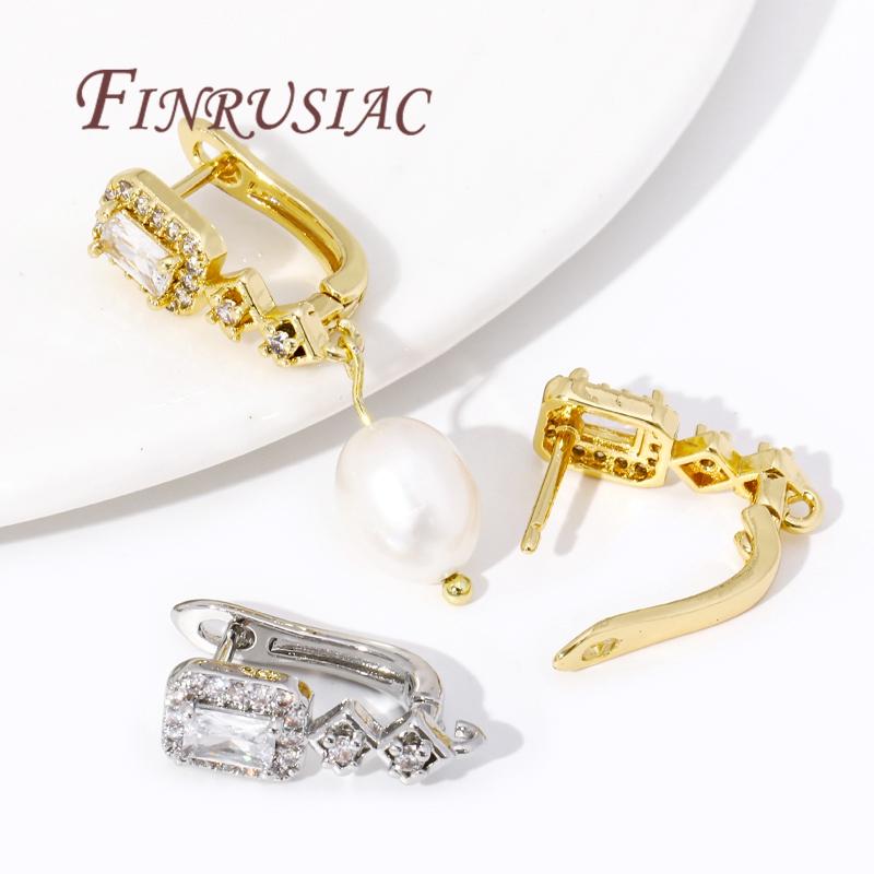 18K Gold Plated Hook For Earrings,Earwires Fasteners,Earring Clasps Accessories,DIY Jewelry Making Supplies