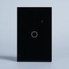 Interruttori Smart Touch in Vetro per Luci, 1 Posto Bianco Nero da Incasso a Parete Controllo APP Compatibile con Alexa e Google Home