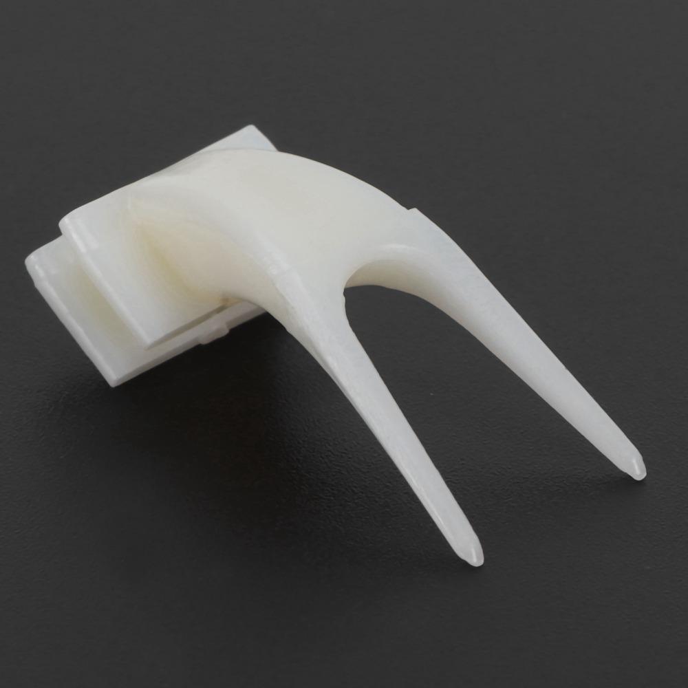 20pcs Plastic Bird Fruit Fork Dual Prong Design Pet Food Holder  Daily Feeding