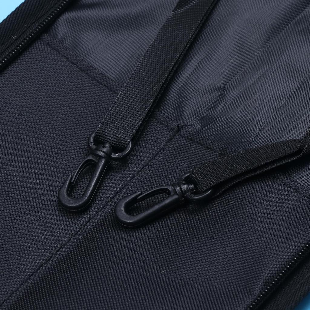 VICASKY 1-Piece Maple Wood Drumstick Holder, Snare Drum Case, 5A Size Drumsticks, Portable Tote Bag, Maple Wood