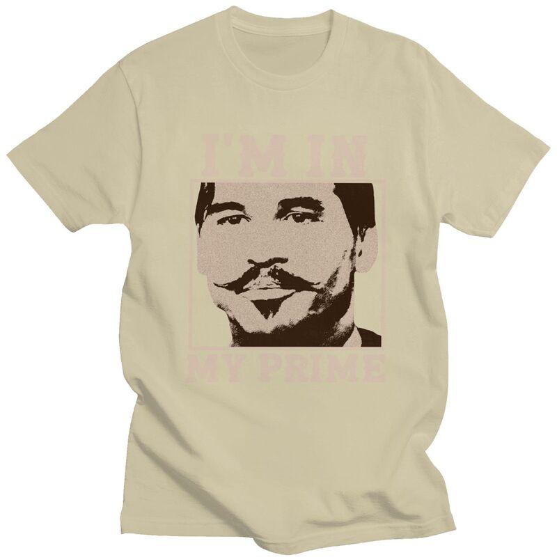 Custom Male Doc Holiday Im In My Prime T Shirts Short Sleeves Cotton Tshirts Tshirt Casual Tee Clothes