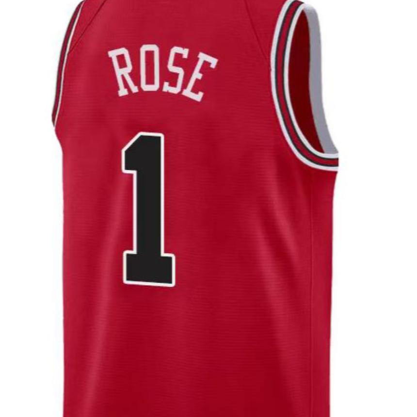 Nike Bulls NBA Rose 1 Team Limited Edition SW Fan Jersey Men jerseys Red DN2131-657