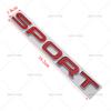 Metal Sticker SPORT Letters Emblem Car Rear Trunk Badge Car Styling Decal