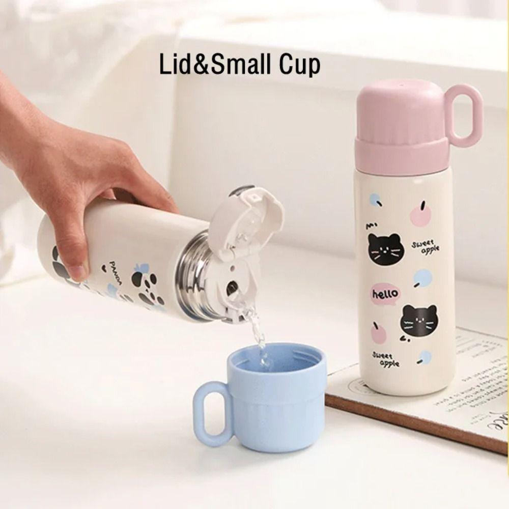 Stainless Steel Insulated Water Bottle Large Capacity Office Coffee Cup  Kid