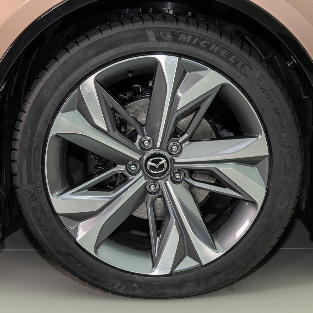 4PCS 56mm Car Wheel Center Caps Tyre Rim Hub cap Cover Stickers Badge For Mazda 2 3 5 6 7 323 626 RX7 RX8 MX3 MX5 Axela Atenza GF3