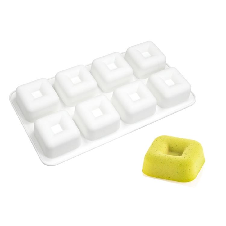 Mousses Cake Decorating Molds Silicone Molds Ovals Square Chocolate Molds Holiday Dessert Cake Baking Tool Nonstick