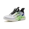 Anta Kids Knob Shock Absorption Wear Resistant Low Top Running Shoes Kids Running Shoes White Black Green A312425514-1