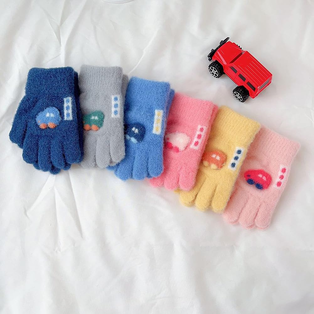 eipatu Knitted for Boys and Cold Warm Winter Gloves for Perfect for Playing in the and Ages Kids' Gloves, Five-Finger, Girls, Protection, Babies,