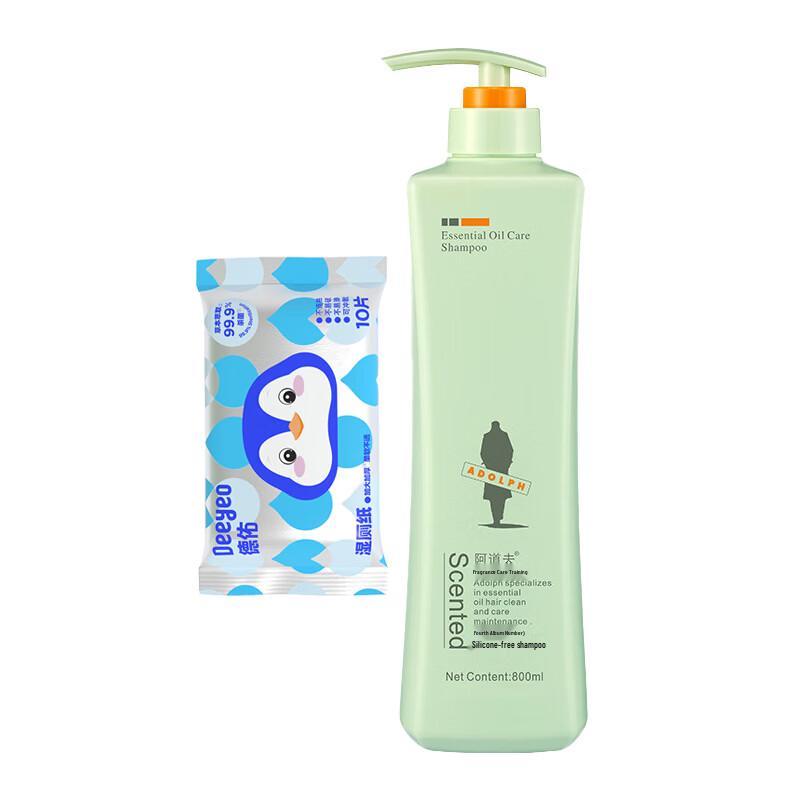 DeYou Wet Toilet Paper & Adolph Silicone-Free Shampoo Bundle