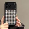 Plaid Bear iPhone Case: Cute, Drop-Proof Protection for iPhone 13, 14 Pro Max, 15, and 16 Pro.