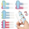Fingerschiene Verstellbare Fingerstützbandage Universeller Fingerstabilisator Bruch- und Schnappfinger-Strecker für Arthritis Verstauchung Schmerzlinderung
