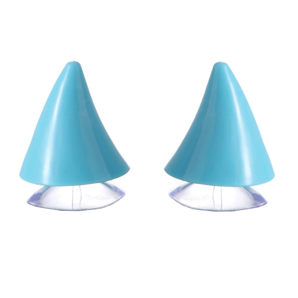 1pair Silicone Rubber Horn Shaped Headwear Wing Shaped Halloween Motorcycle Helmet Horn Universal Cool Moto Helmet Decoration