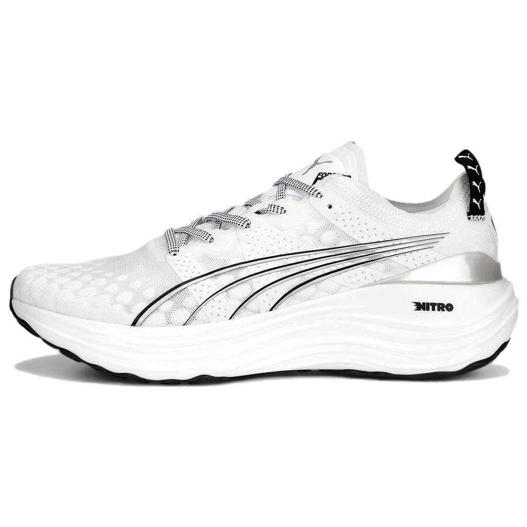 Puma ForeverRun Nitro White Black Men Sneakers 377757-04