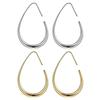 Elegant Teardrop Earrings Jewelry Graceful Teardrop Eer Hoops Accessory Trendy Ear Rings Adornment for Gatherings