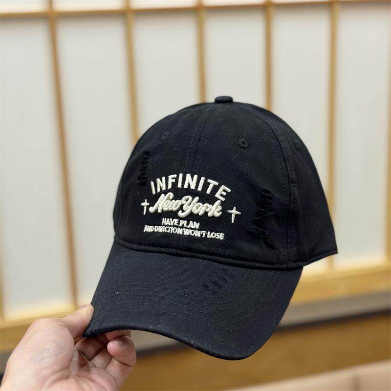 Spring And Summer High-Quality American Soft-Top Embroidered Baseball Cap Women'S Casual Versatile Face Small Cap Men