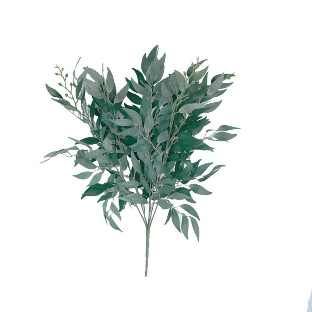 

Магазин H&K, 1 шт., искусственные плетеные листья ивы, поддельные зеленые растения, листва, свадебный домашний декор One Size серый/зелёный