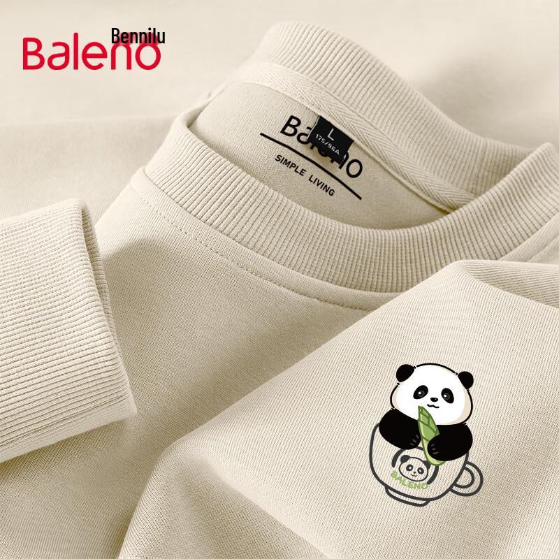 

Baleno Men s Loose Fit Heavyweight Pullover Sweatshirt with Panda Print 4XL