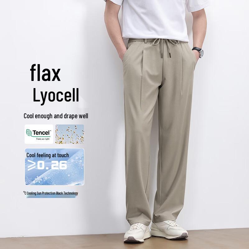 Men s Casual Business Straight-Leg Pants L