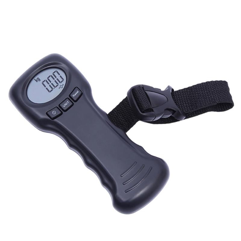 

Digital Luggage Scale with Hook Accurate Weight Measurement Up to 50kg Compact Portable Design Ideal for Travel and Shipping 1