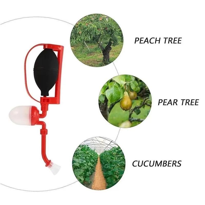 A95I-Manual Plastic Powder Sprayers Portable Tomato Flower Pollinator Tool Garden Supplies Professional Plant