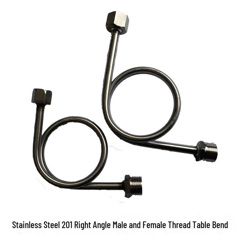 OIMG Stainless Steel Pressure Gauge Buffer Elbow
