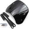 Motorcykel Universal Vindruta Klar Justerbar Vindavvisare Vindruta för Kawasaki BMW Ducati Honda Benelli Triumph Yamaha
