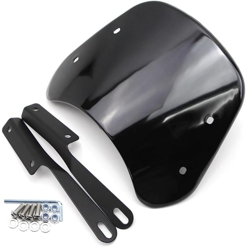 Motorcykel Universal Vindruta Klar Justerbar Vindavvisare Vindruta för Kawasaki BMW Ducati Honda Benelli Triumph Yamaha