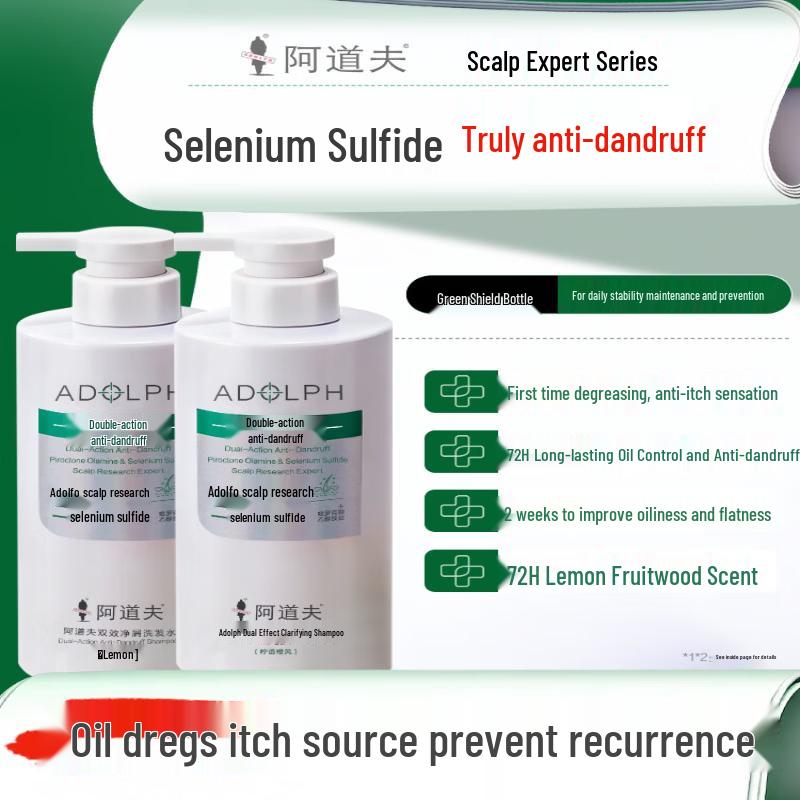 Adolph Anti-Dandruff & Smooth Shampoo Duo Set