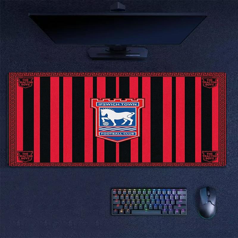Ipswich Town FC Color Mouse Pad Large Gaming Table Cushion Non-slip Laptop Tablet Big Mousepad XXL Mat Mini PC Playmat With Lock edge