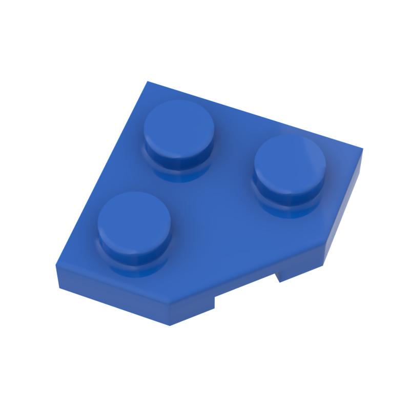 Non-Toxic Moc 10Pcs 26601 Wedge Plate 2X2 Building Blocks Kit Cut Corner Board Bricks Educational Particle Diy Toys Children Birthday Gift