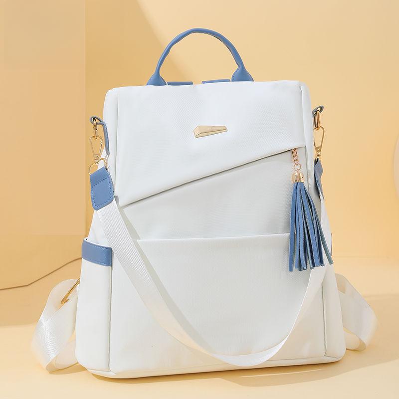 Women's Fashion Oxford Backpack Waterproof Commuter & Travel Bag Trendy Style for Work, Shopping