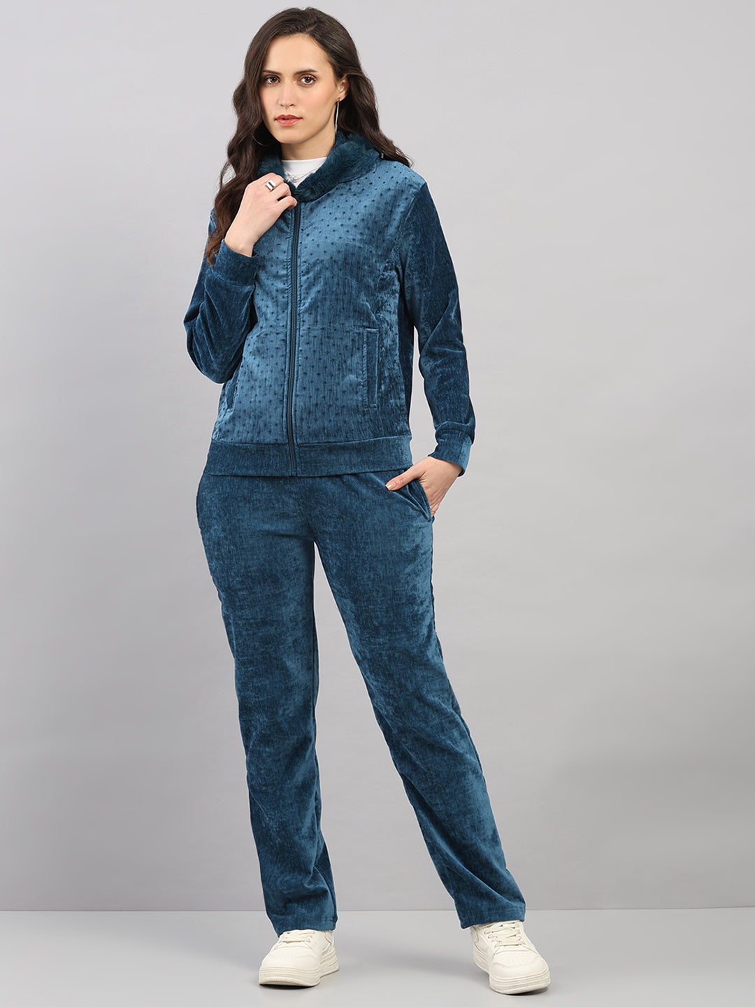 Monte Carlo Womens Regular Fit Printed Tracksuit S чирковый